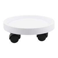 Round Flower Pot Wheels Planter Tray Heavy Duty Flower Pot Rack Household Mobile Potted Plant Pallet For Indoor Outdoor