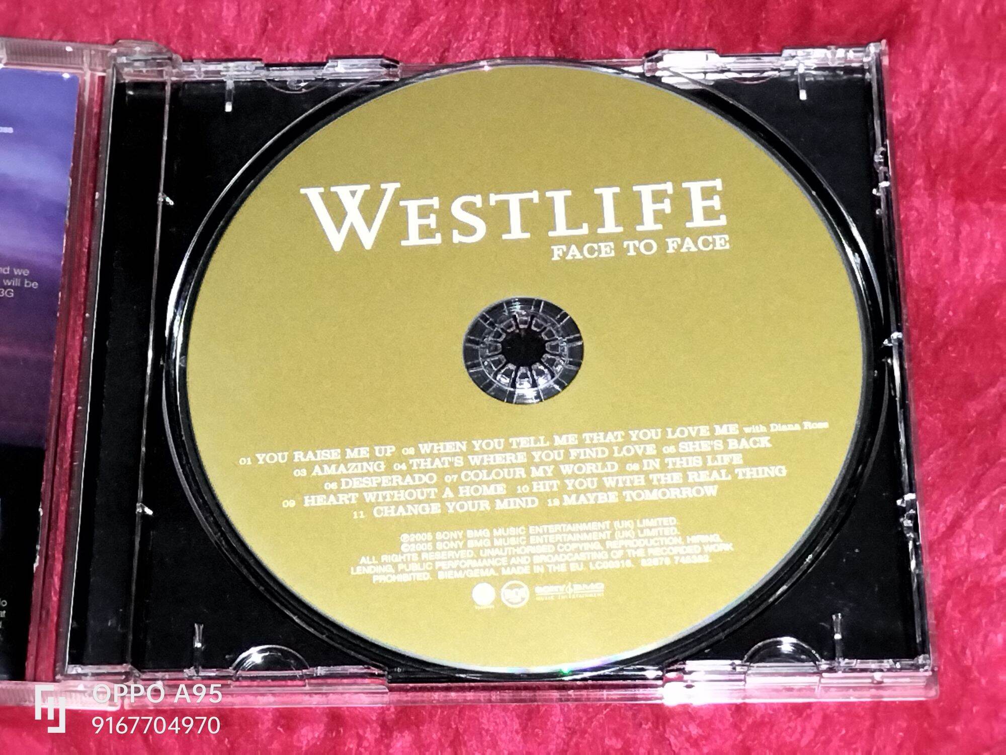 Westlife FACE TO FACE CD