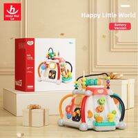 Huile Toys | Educational Intelligence Six-sided Toy Drum for Infants 6 Months and Up