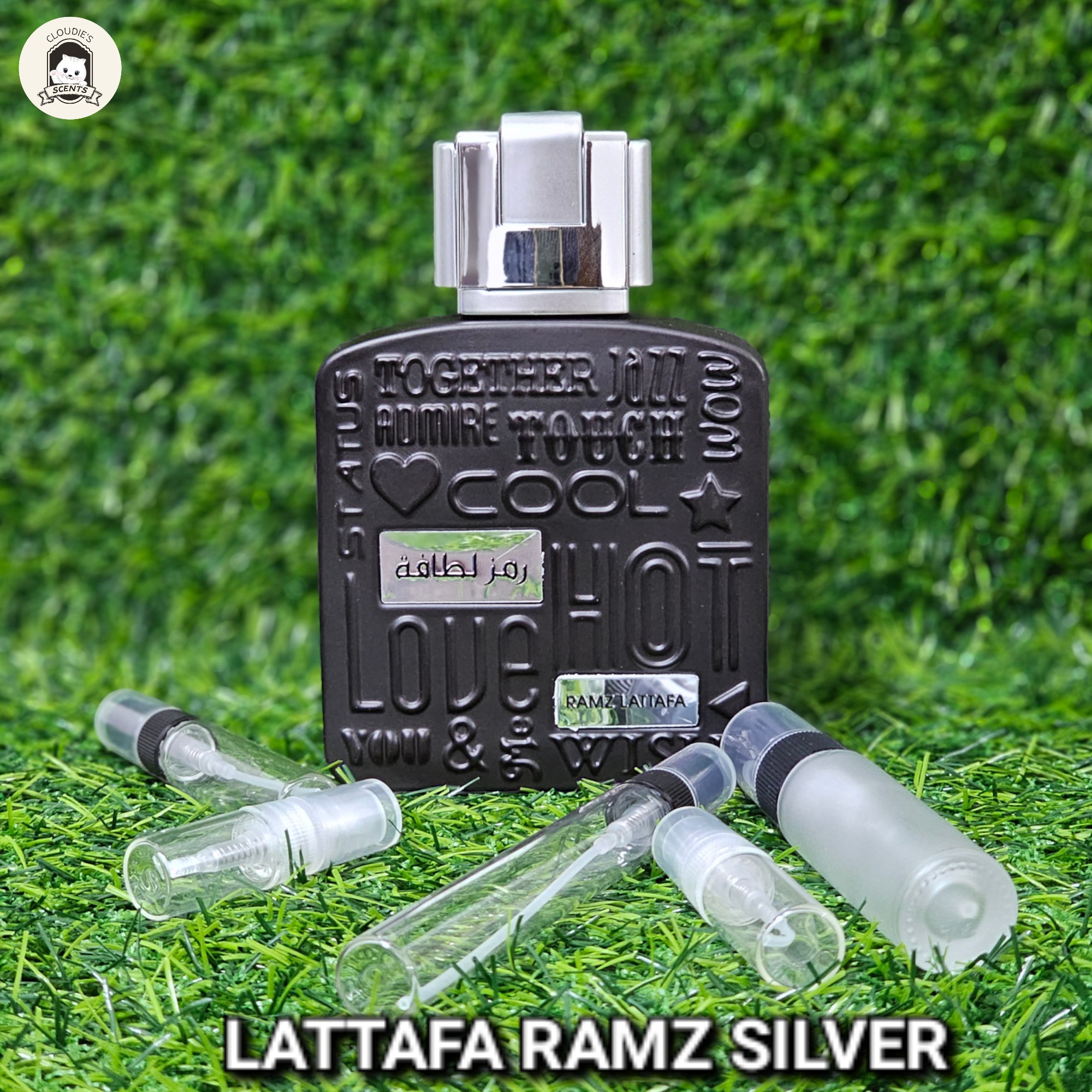 Lattafa Ramz Silver, 2/3/5/10ml decant (Afnan 9pm/JPG Ultramale