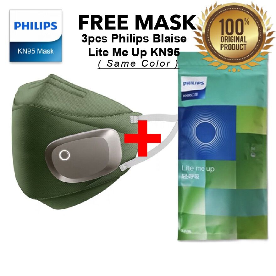 Philips Blaise Lite Me UP Fresh Air Mask ACM055 Sport Travel Mask