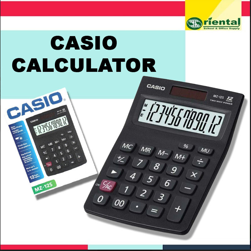 MZ12S Calculator 12 Digits Math Calculation for Business and Stores