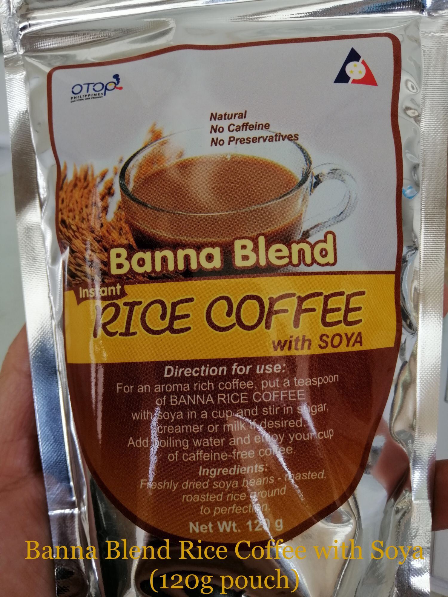 Rice Coffee (Banna Blend Instant Rice Coffee with Soya) Lazada PH