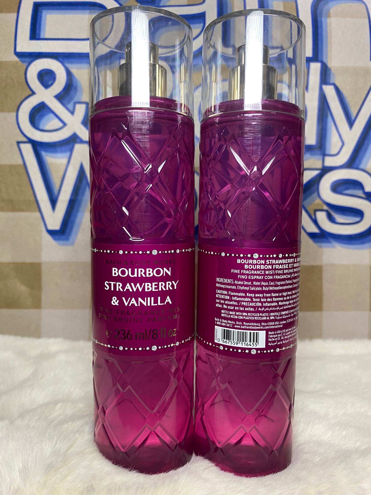 Vanilla Strawberry Fragrance Perfume Bourbon Strawberry And