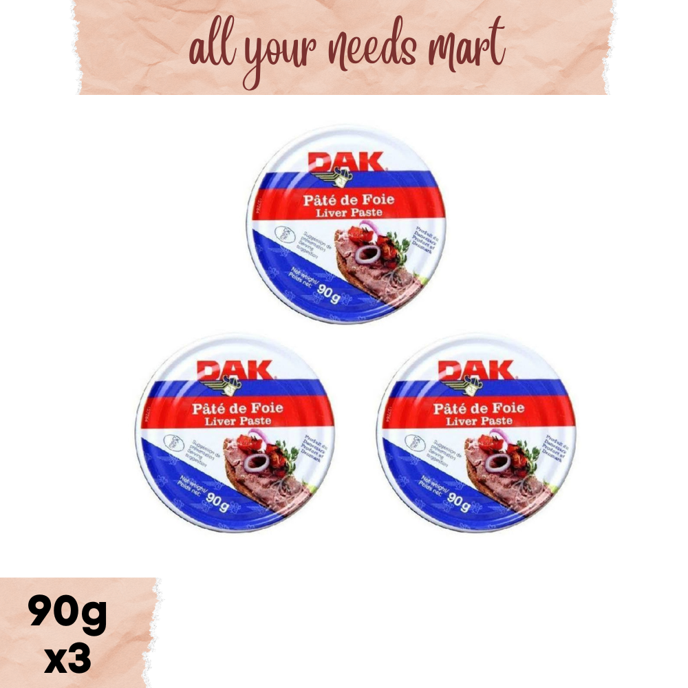 Dak ♡ Pate de Foie ♡ Liver Paste 90g x3 Lazada PH