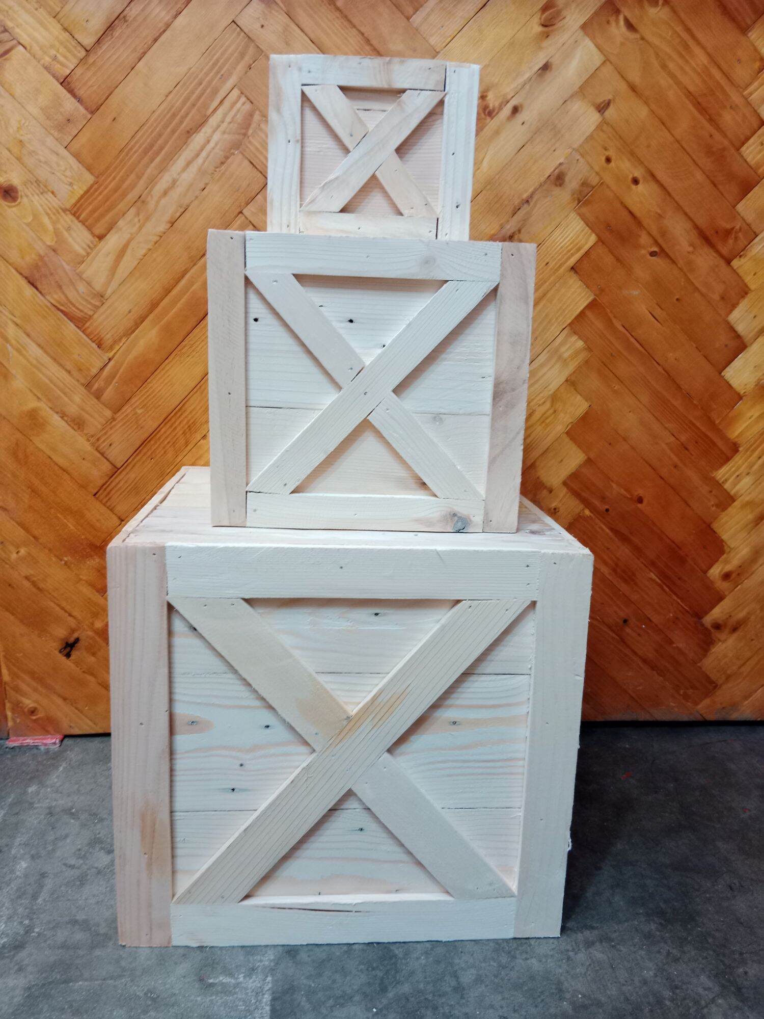 Xcrates IN SET, Storage Wooden BOXES, Different Sizes