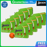 Srixon | 10 Dozen (120 Balls) Dunlop Korea Genuine Srixon Soft Feel 14 Bright Golf Balls (Unisex) Ta3812428