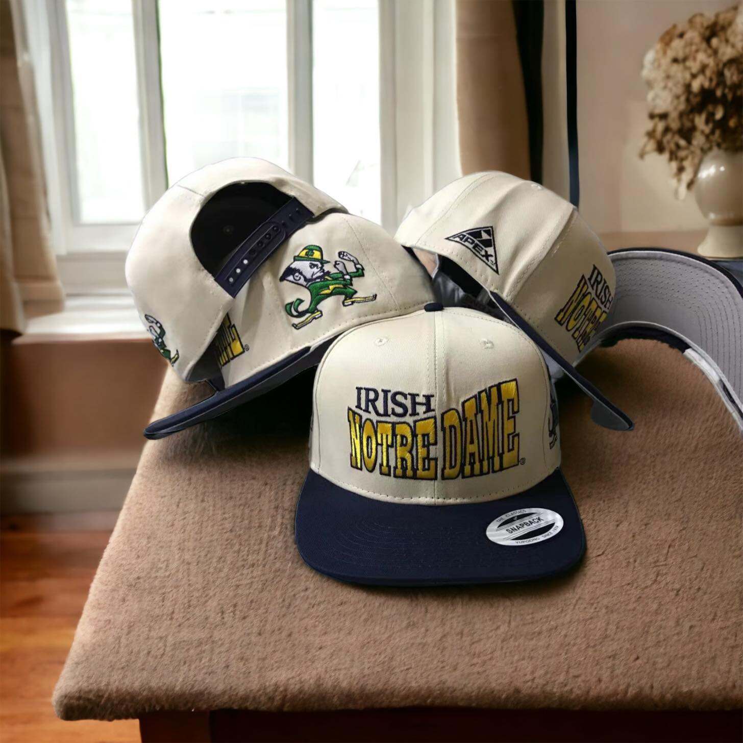 Vintage Notre Dame Image Collection Starter snapback hat NWT 90s