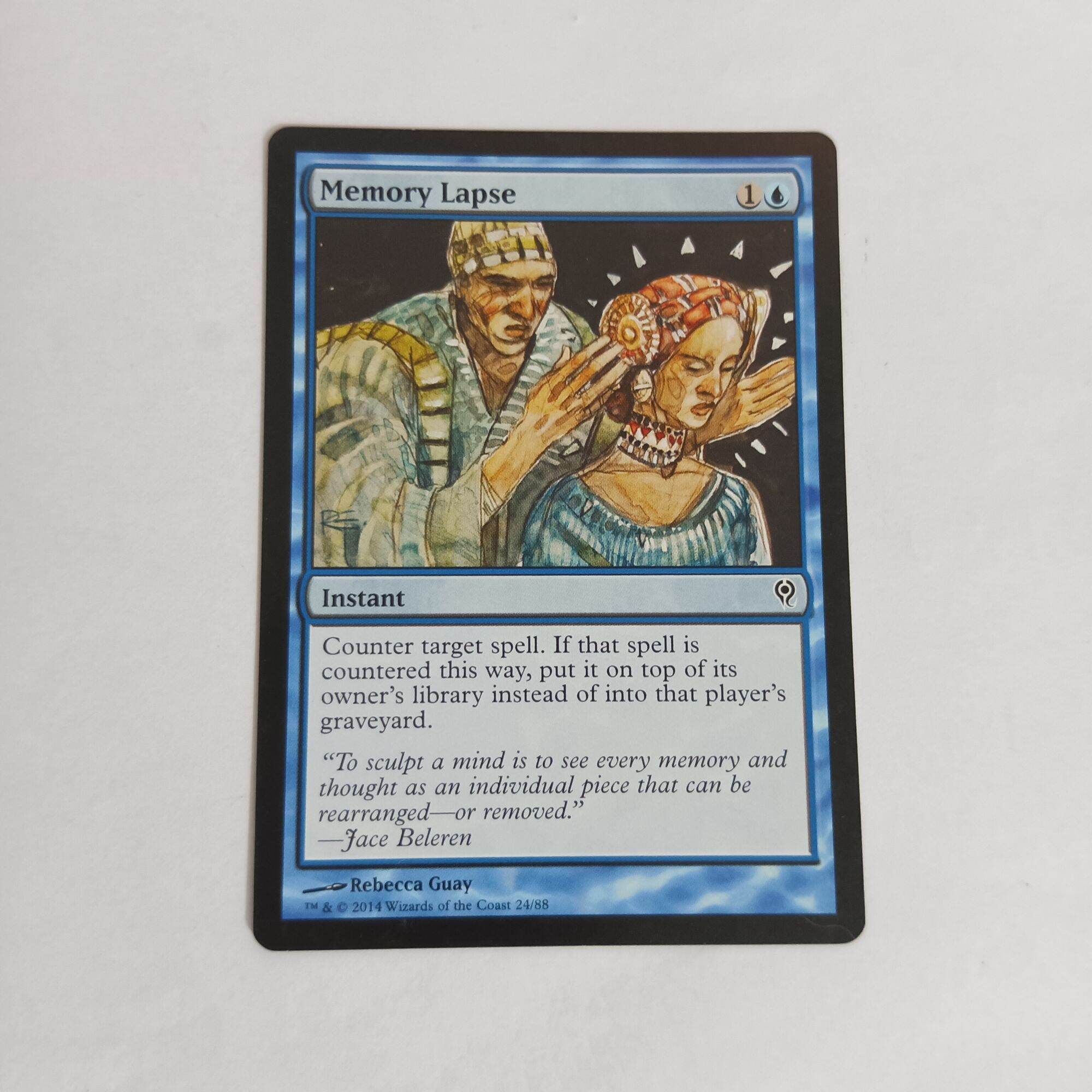 MTG Card MEMORY LAPSE Magic the Gathering Trading Card Game Blue. 