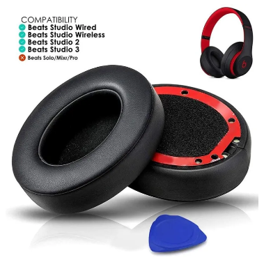 New Replacement Earpads 2 Pieces Foam Ear Pad Cushion for Beats Studio 2.0 Studio 3.0 Wired Wireless B0500 B0501 Headphone Lazada PH