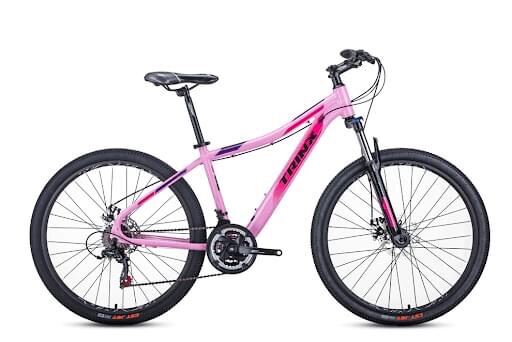 trinx mountain bike pink