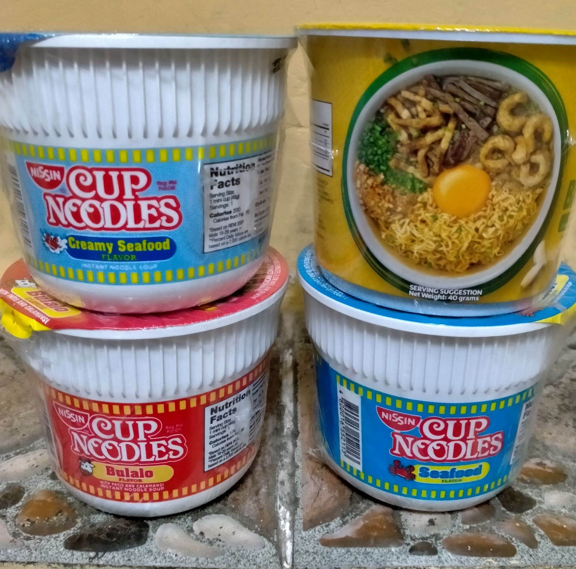 Mini Cup Noodles Set Of 4 Lazada PH