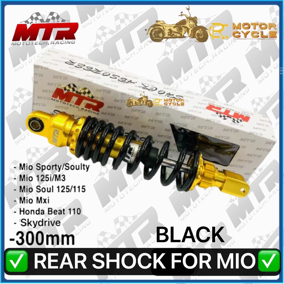 REAR SHOCK MTR MT-008-280MM-300MM FOR Mio Sporty/Mio Soul/ Mio Soul I ...