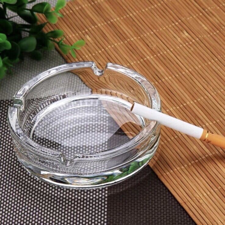 UD Heavy Duty Ashtray Glassware Round Or Square Transparent Ash tray