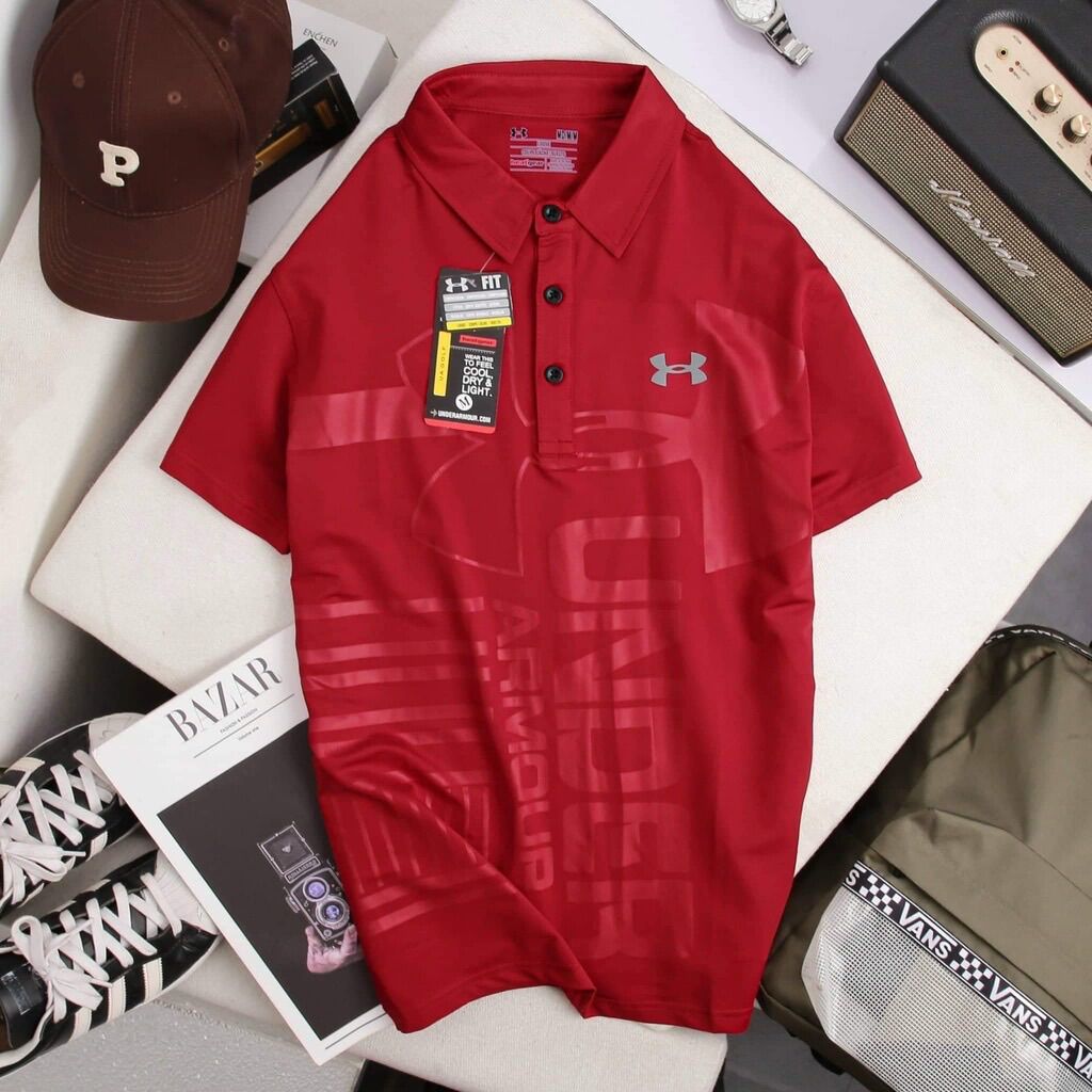 Under Armour Men’s Dri Fit Polo Shirt Running Jogging Gym Sports