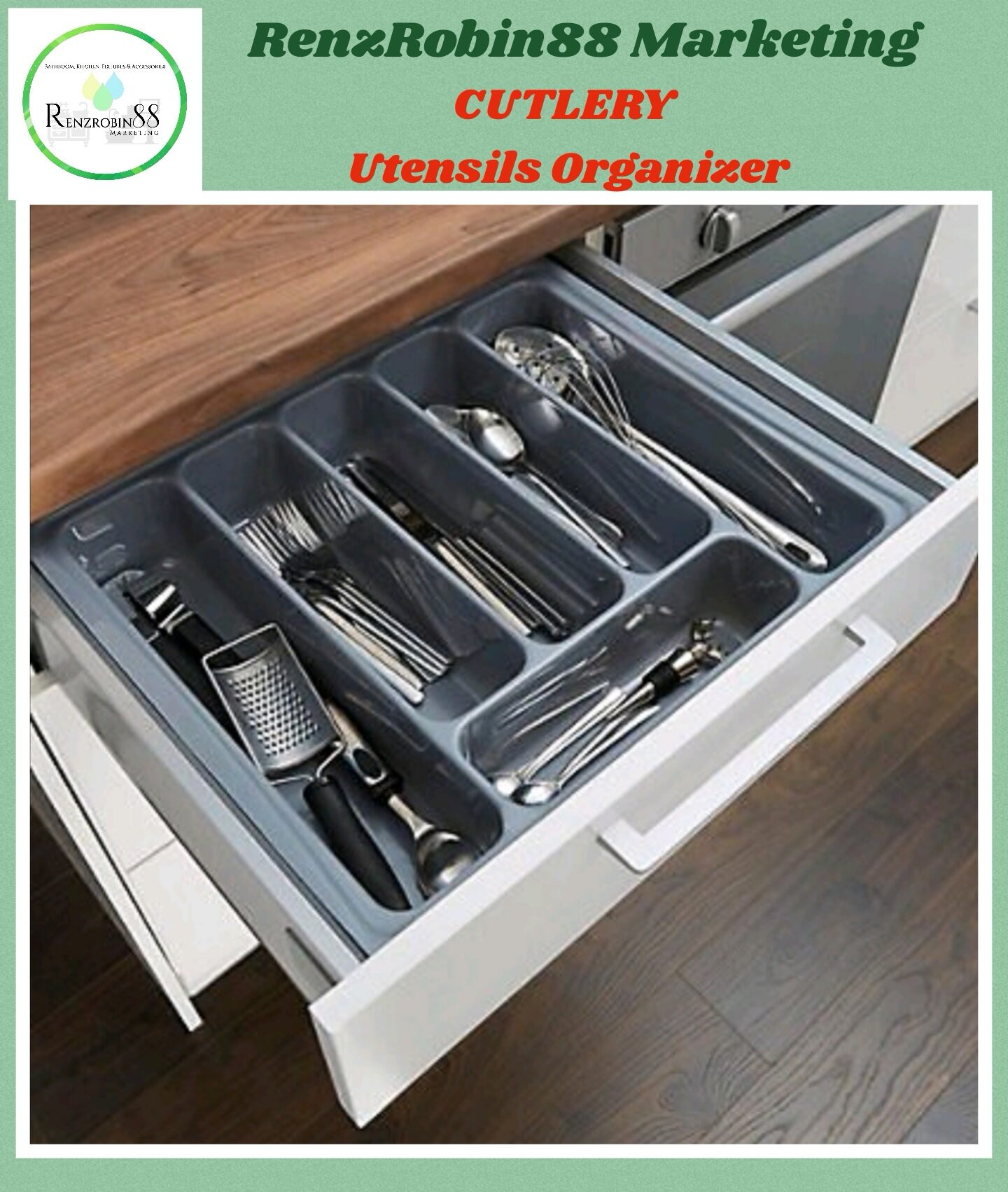 CUTLERY Organizer for Pull Out Kitchen Cabinet 