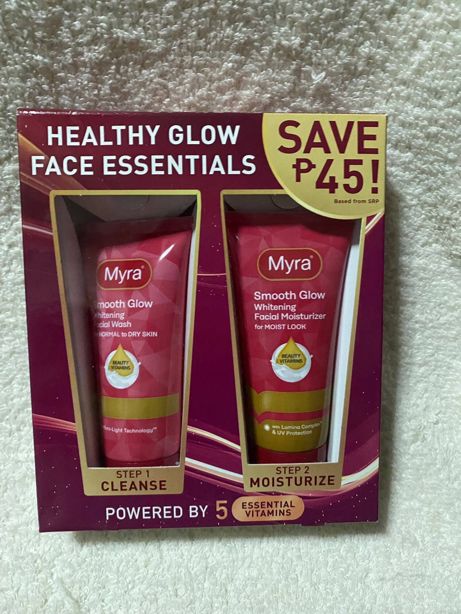 Myra Healthy Glow Whitening Facial Wash And Facial Moisturizer Lazada Ph