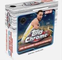 2024-25 Topps Chrome Basketball Mega Box Trading Cards