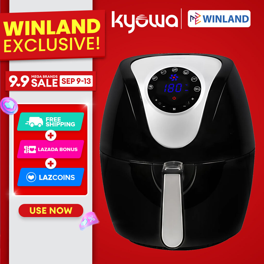 Winland Digital Air Fryer 7 Pre-set Cooking Modes