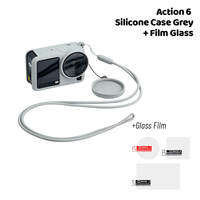NiYi Focus | Silicone Protective Case for DJI Osmo Action 6 Action 5pro 3 4 Shockproof Cover with Lanyard Lens Cap Full Body Skin Sleeve Soft