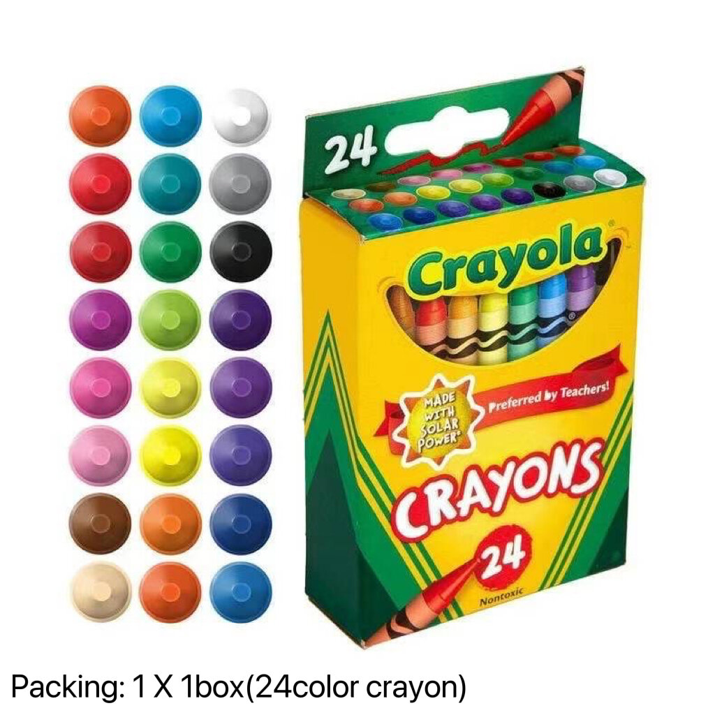 6/8/16/24 colors Crayola crayons,original,coloring,cartoons crayon ...