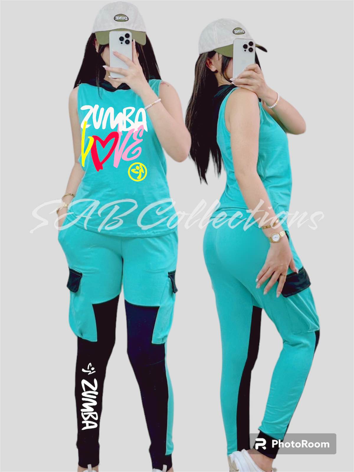 ZUMBA OUTFIT HODDIE TERNO CARGO PANTS COTTON