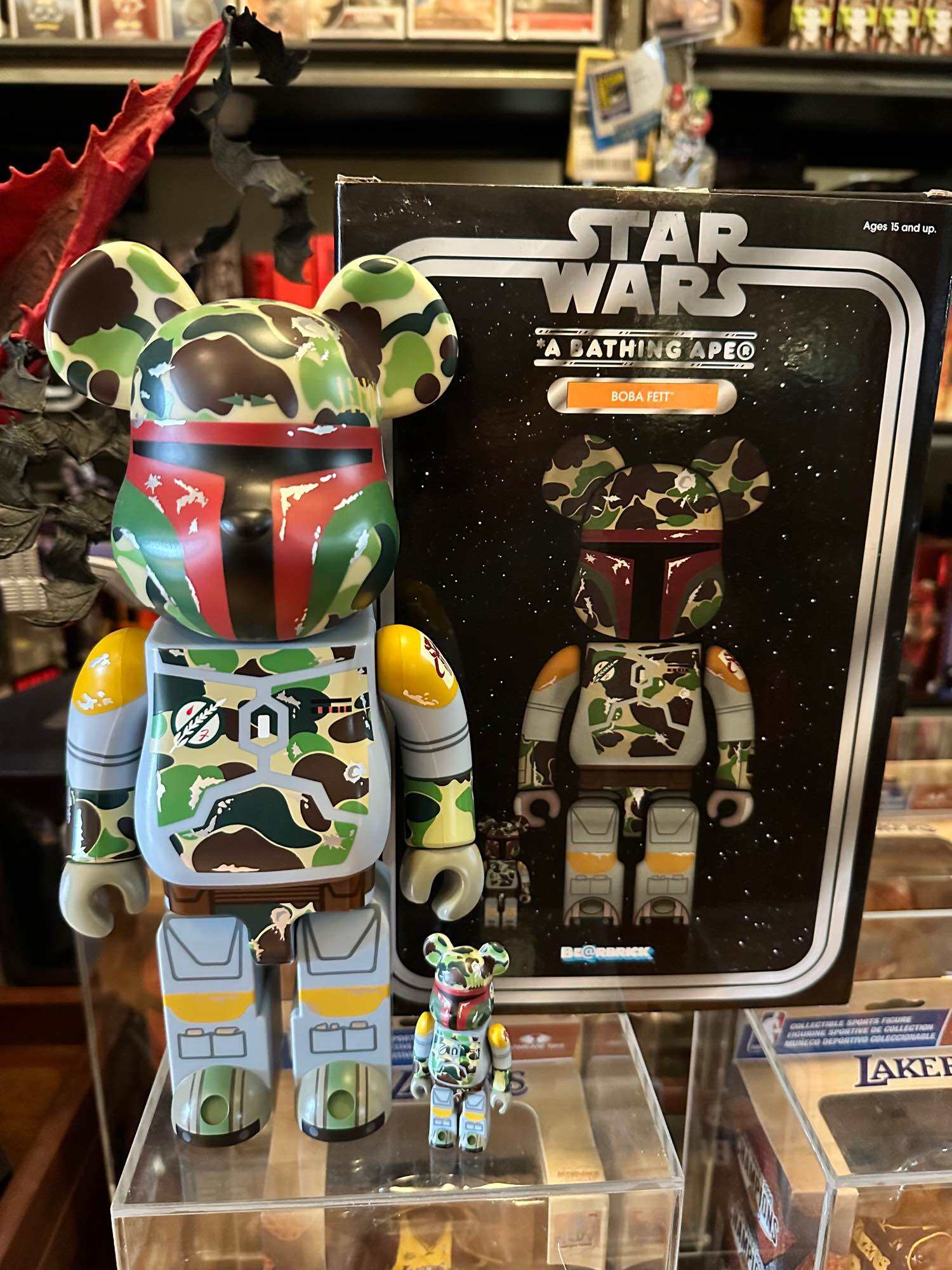その他 MEDICOM TOY - Bearbrick BAPE x STAR WARS BOBA FETT Bearbrick BAPE x STAR WARS BOBA FETT 1000% – shoegamemanila