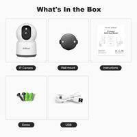 SriHome | SriHome 5MP UHD 2.4/5G WIFI IP Camera Smart Home Indoor Wireless Surveillance Audio Cam Automatic Tracking Security Baby Monitor
