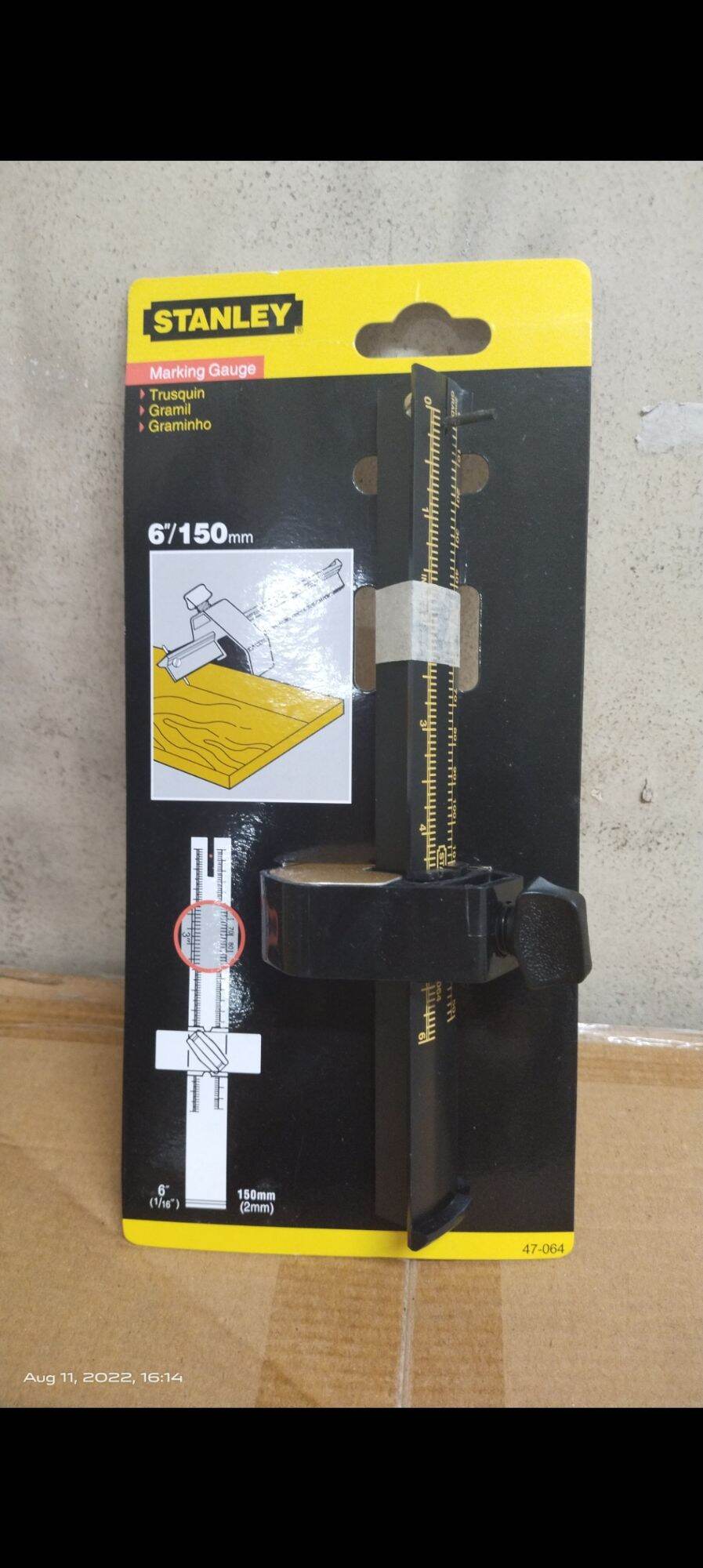 Truschino Stanley 2-47-064 - Doppia Graduazione (Pollici E Mm), Per Marcatura Precisaa - Foto 5