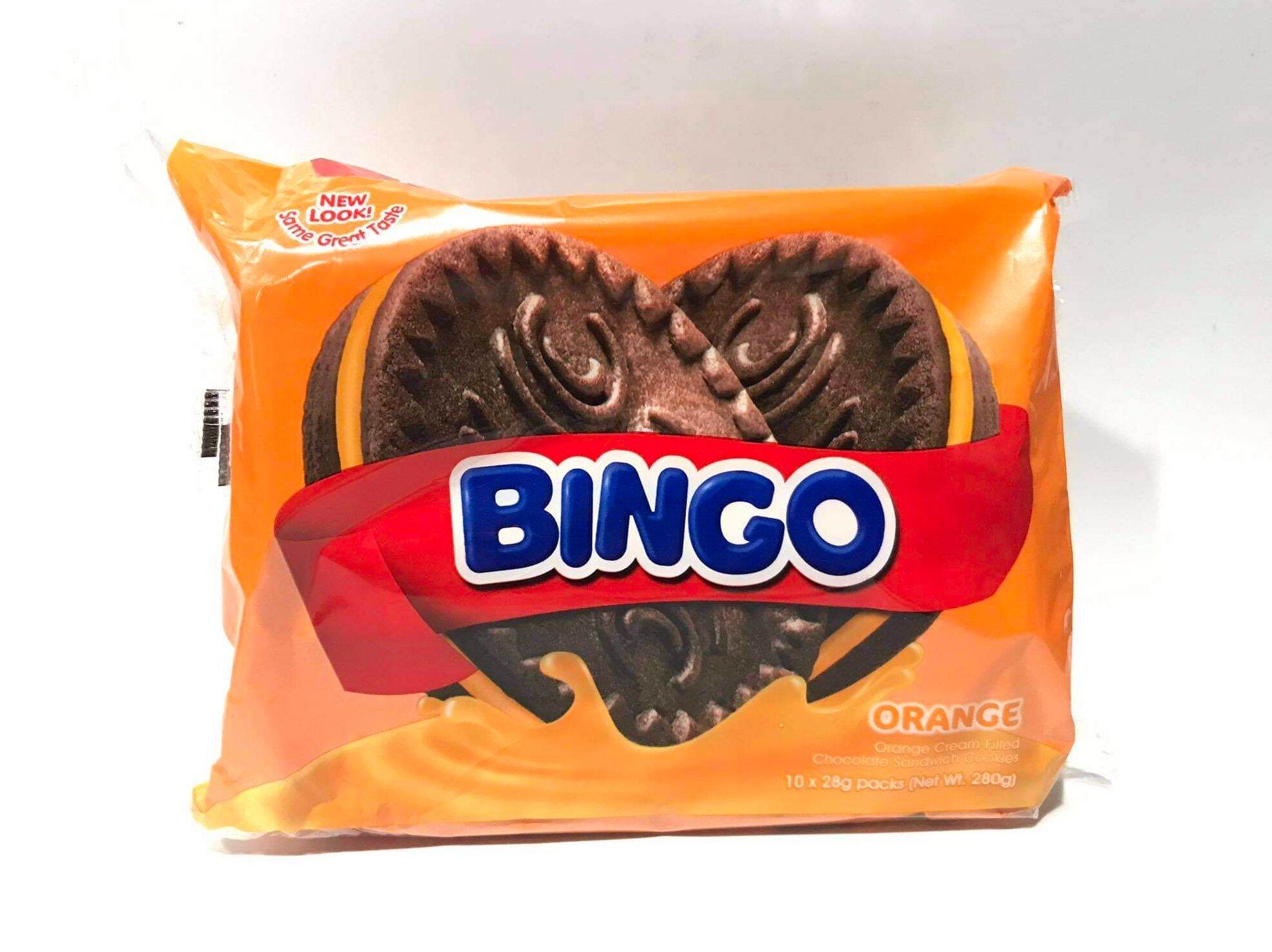 Bingo Chocolate Sandwich Cookies G Orange Lazada PH