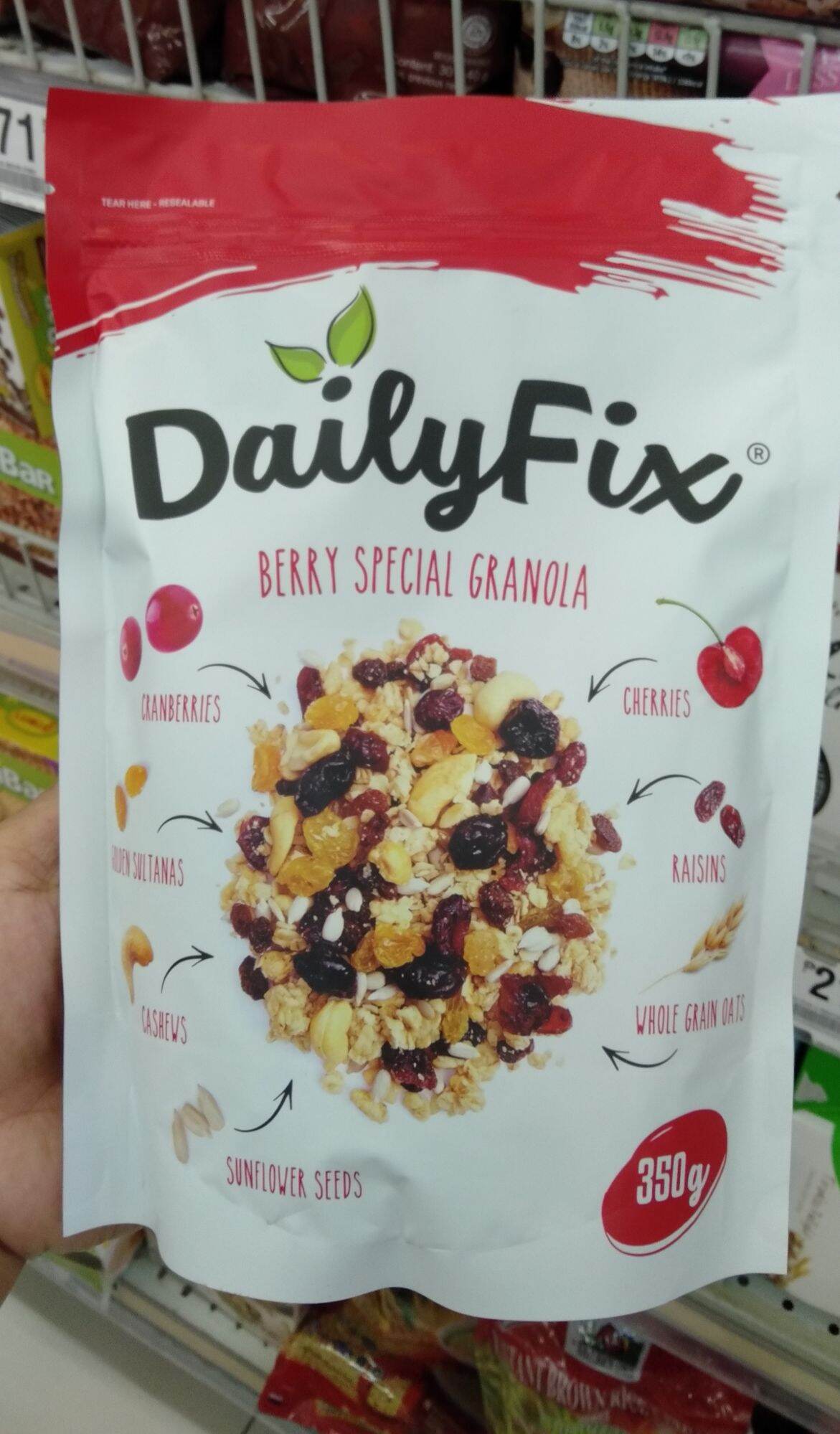 Daily Fix Berry Special Granola 350g Lazada Ph 0201