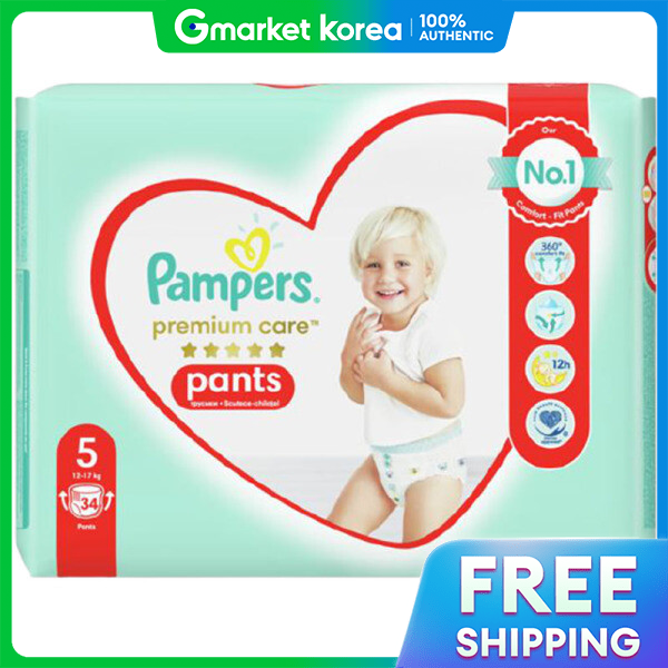 pampers premium protection nappy pants size