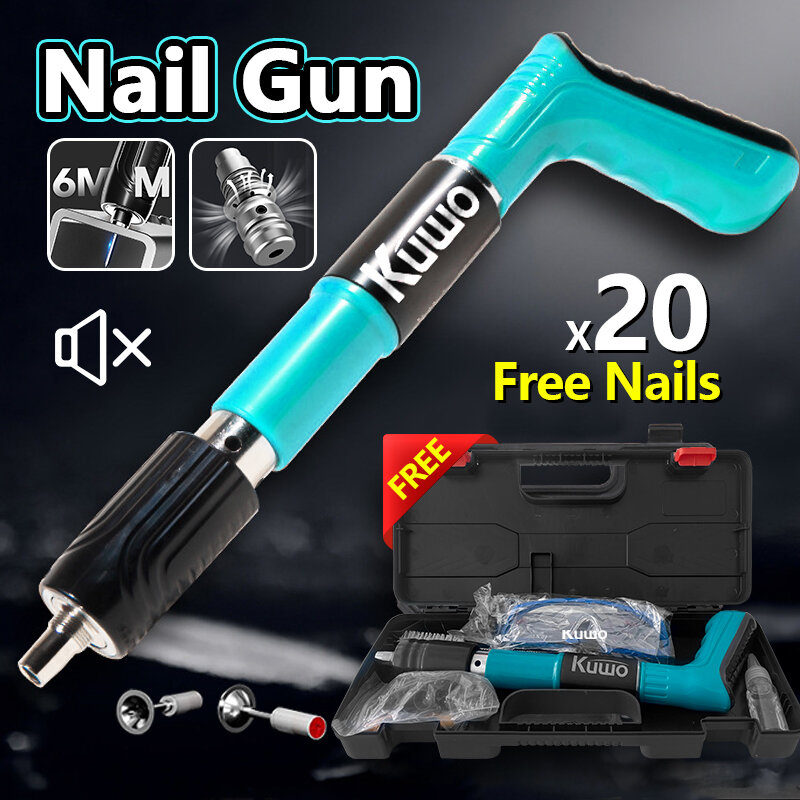 Manual Nail Gun Nails 800-Pack Concrete Nail Kit - 7.3mm Steel Bolts - View #10