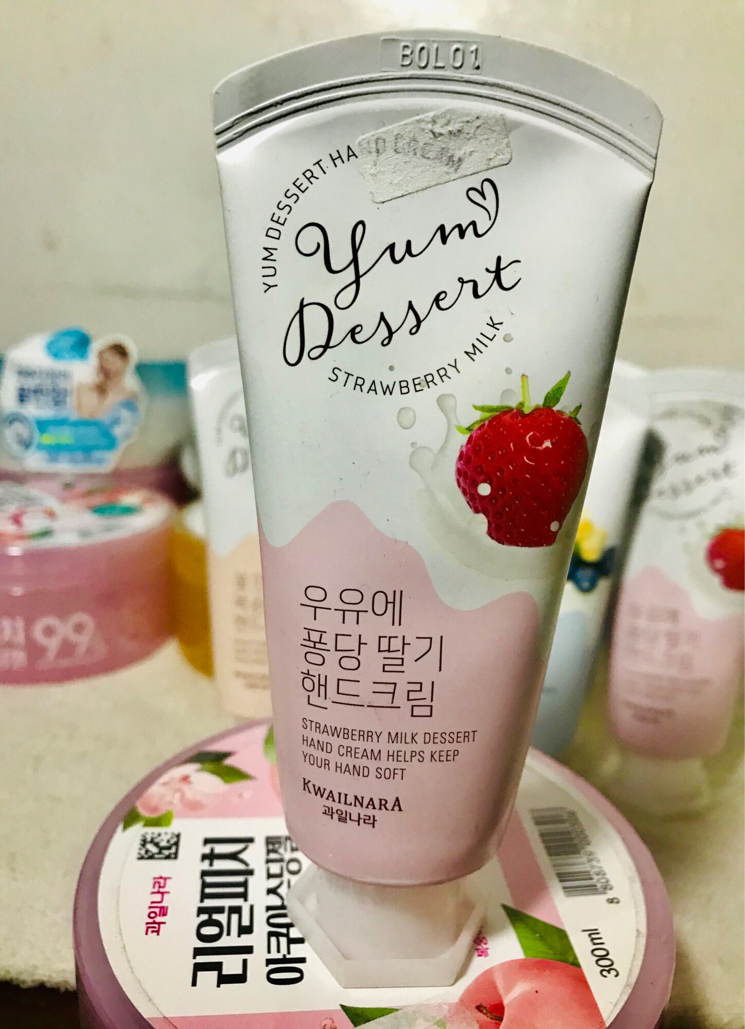 KWAILNARA STRAWBERRY MILK DESSERT HAND CREAM 60g Lazada PH