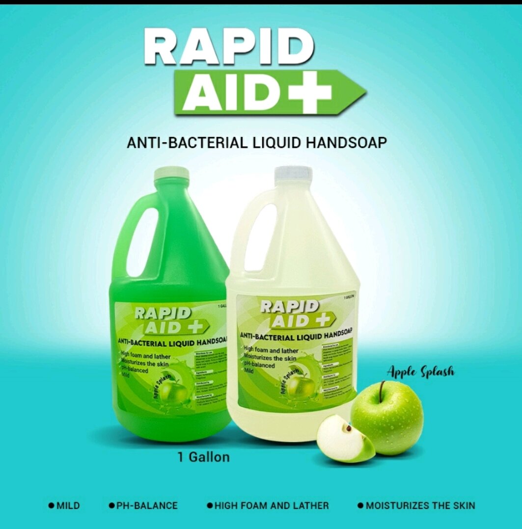 Rapid Aid Antibacterial Liquid Hand Soap