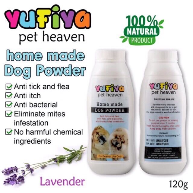 Yufiya Powder anti tick and flea