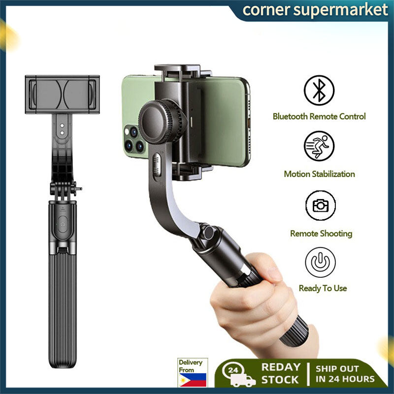 L08 Phone Gimbal Stabilizer Selfie Stick with Bluetooth