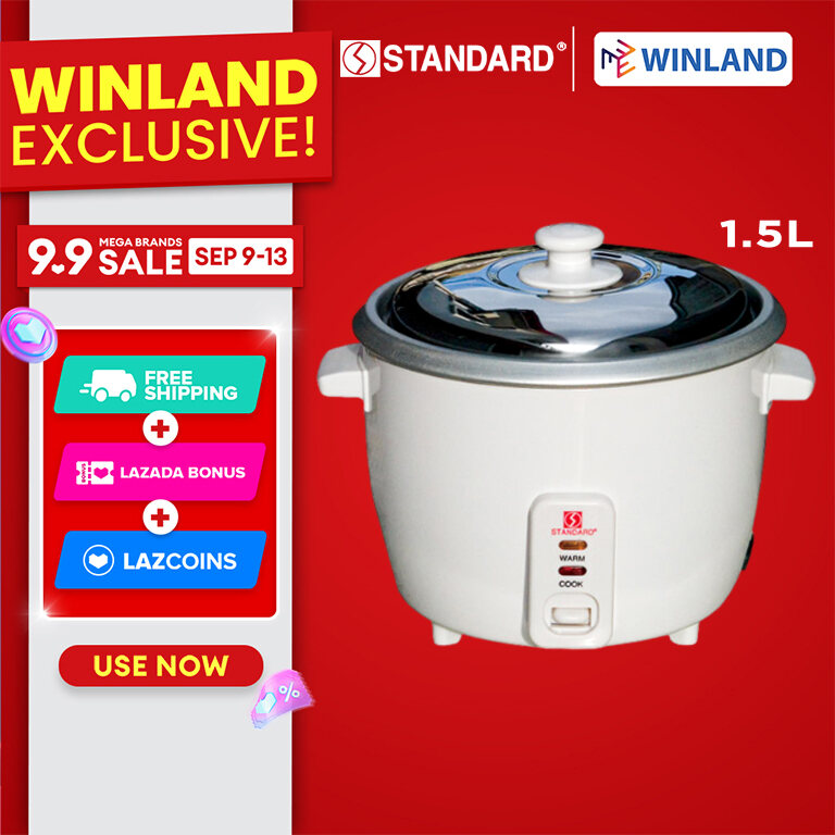 Winland Fast Cooking Rice Cooker with Keep Warm Function