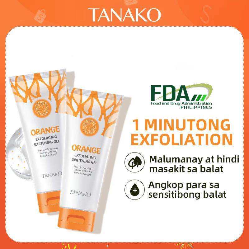 TANAKO Facial Exfoliating Gel - Whitening Skin Peeling Cream