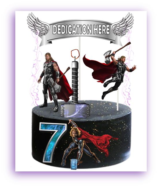 OUR CREATIONS Marvel Superhero Cake Topper Figurine PVC Pack of 10 | Party  Shop Ourcreations
