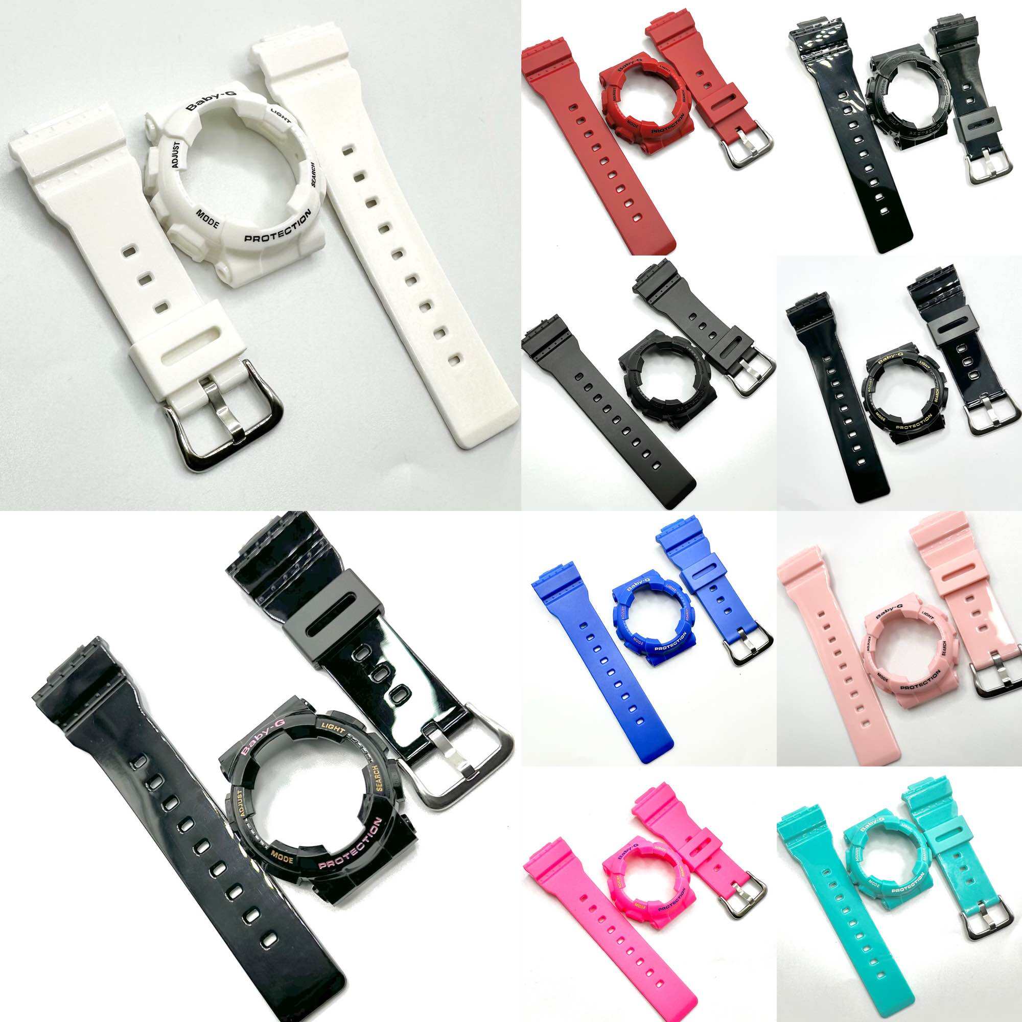 Baby g strap hot sale and bezel