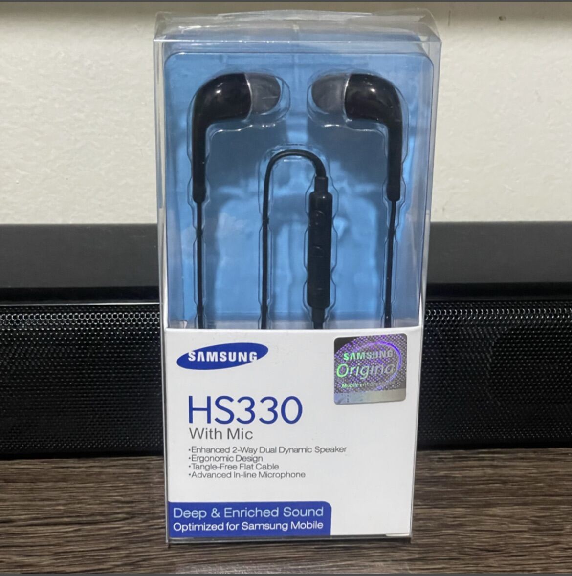 Original Samsung Headset HS330 integrated microphone deep