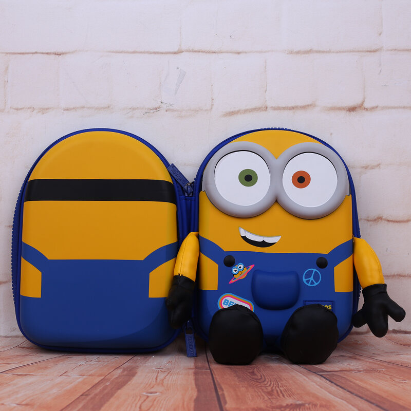 Mingxinjia Australian Smiggle Cartoon Minions Backpack Pencil Case