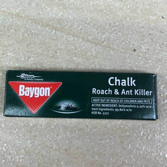 SC JOHNSON Baygon Chalk Roach and Ant Killer 15g (1 Box) Lazada PH