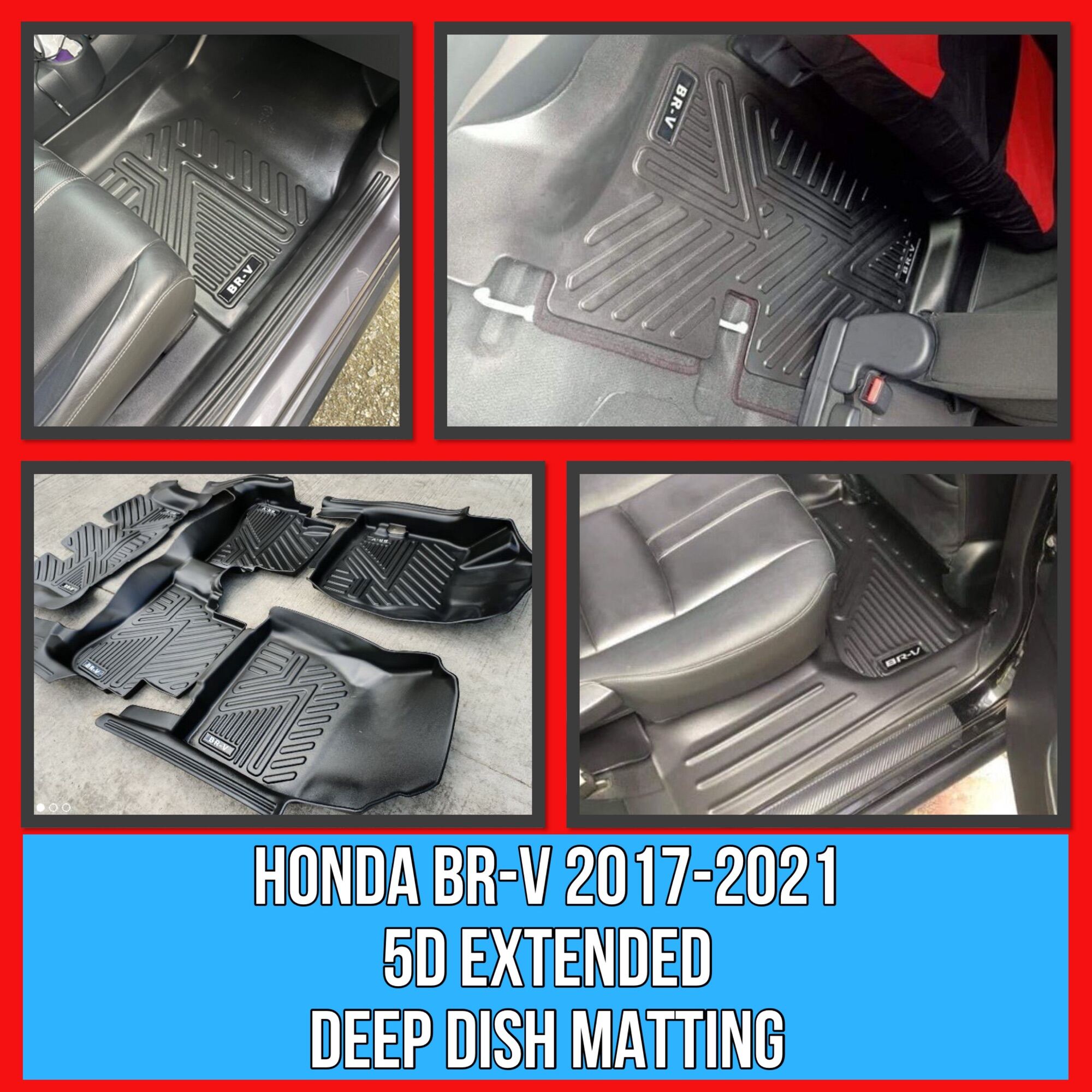 Honda br v 2017 2022 5d extended deep dish matting
