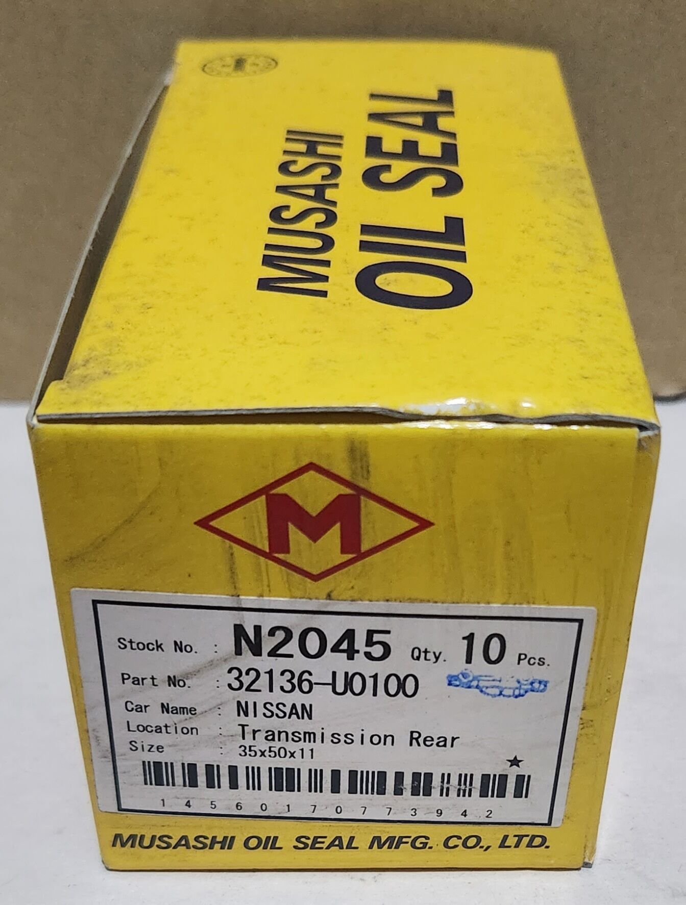 MUSASHI Oil Seal N2045 for Nissan (35 x 60 x 11) Lazada PH