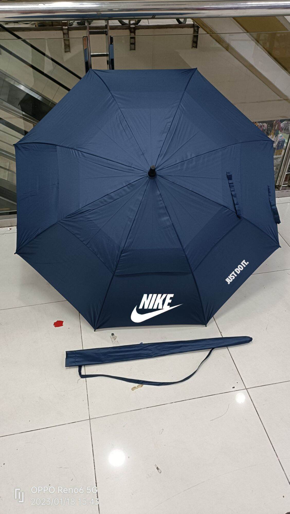 Nike Golf Umbrella Windproof, Uv Protection, Large 24 Ribs