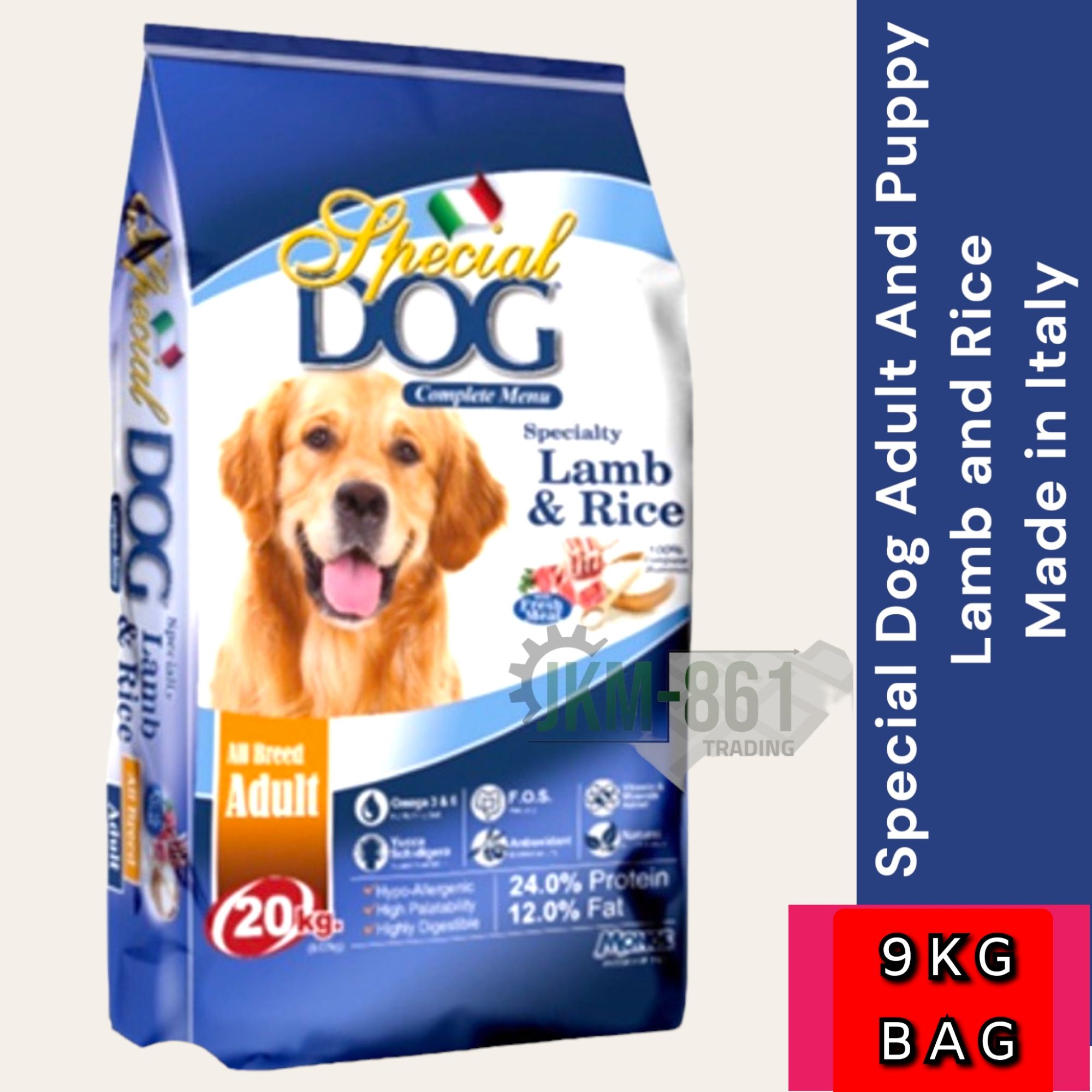 Monge Lamb and Rice Adult Dog Food - Made in Italy