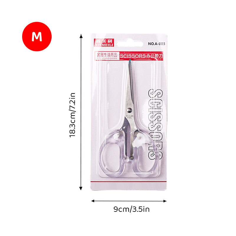 DAISO - Clear Handle Scissors 17.5cm