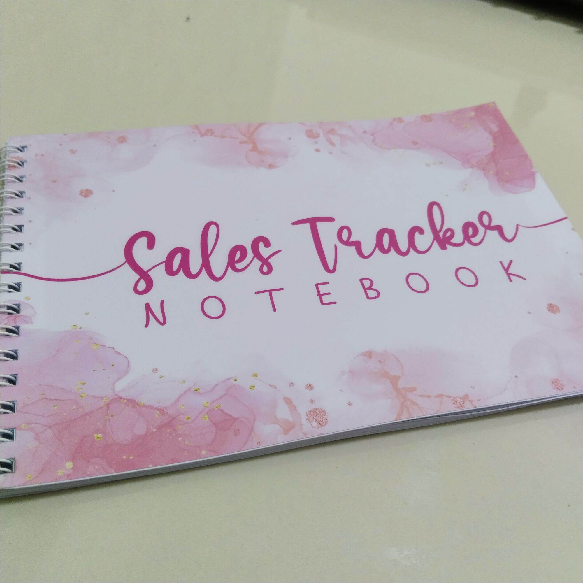 Sales Tracker Notebook 8x5.5 inches